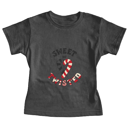 Sweet but twisted candy canes pun Baby Tees