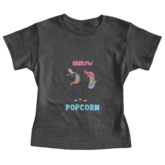 Harlow And Popcorn Merch Popcorn The Pony Baby Tees