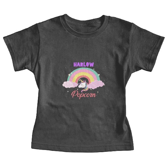 Harlow and Popcorn Merch Popcorn the Pony Baby Tees