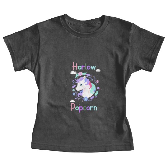 Harlow And Popcorn Merch Popcorn The Pony Baby Tees