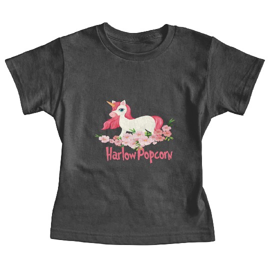 Harlow And Popcorn Merch Popcorn The Pony Baby Tees