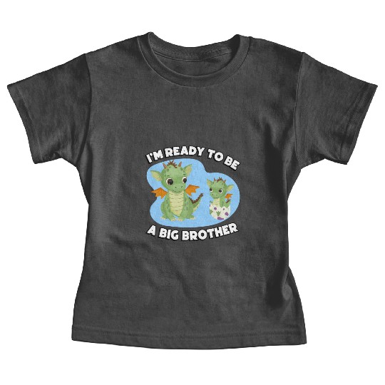 I Am Ready To Be A Big Brother Cute Baby Tees