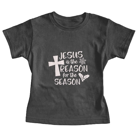 Jesus is The Reason for the Season Candy Christian Baby Tees