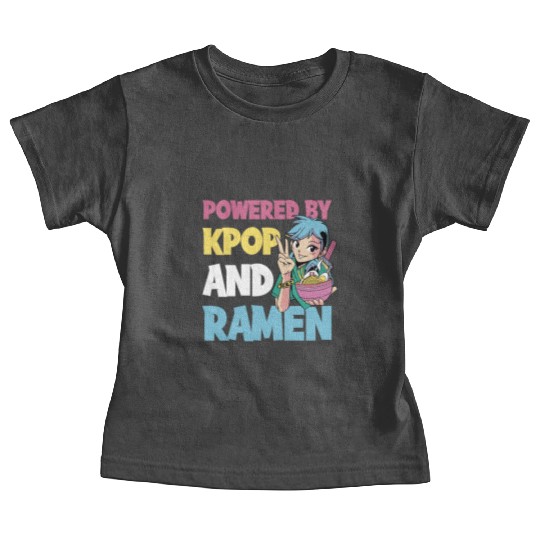 Kpop And Ramen Funny Kpop Gift Baby Tees