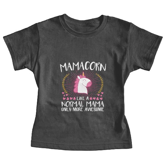 Mamacorn mom unicorn mothers day baby family kid Baby Tees