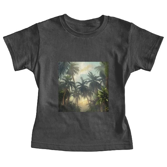 Jungle with palm trees Baby Tees