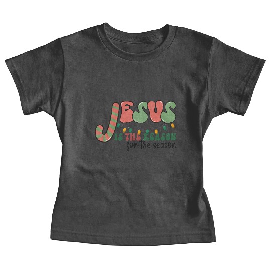 Jesus is The Reason for the Season Candy Christian Baby Tees