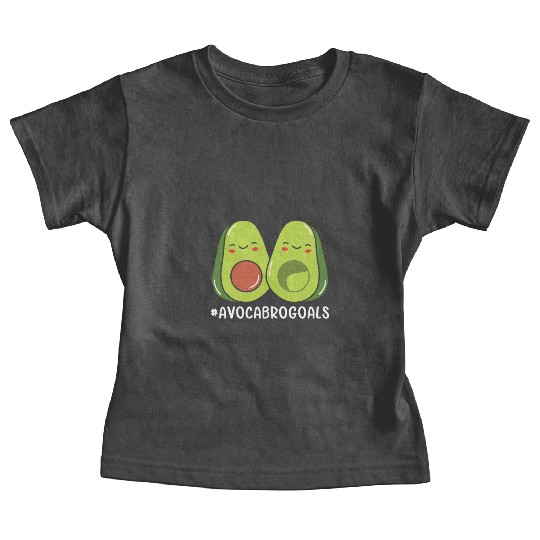 Sibling Big Brother Avocado Goals Hilarious Puns Baby Tees