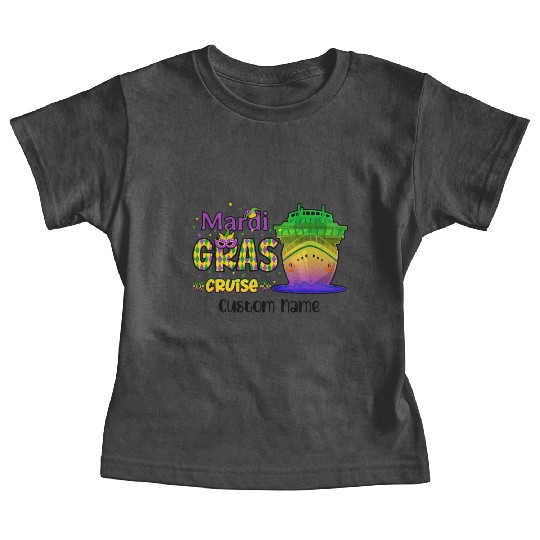 Mardi Gras Cruise Mardi Gras Carnival Trip Funny Baby Tees