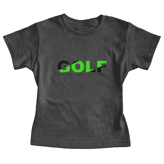 GOLF SPORT BLACK AND GREEN COLOR Baby Tees