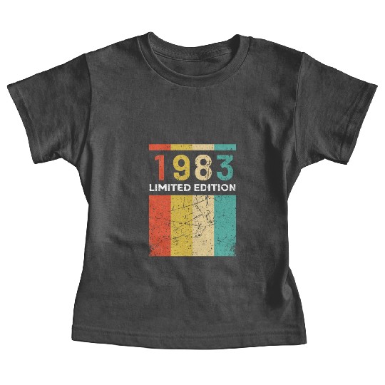40 Years Vintage 1983 Retro 40th Birthday Baby Tees