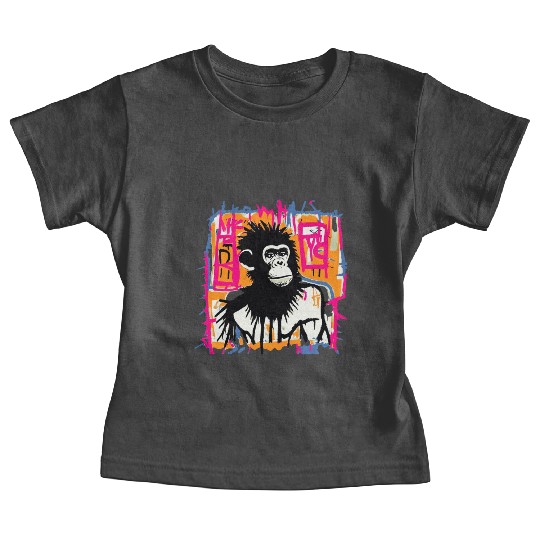 Rock and roll Ape Baby Tees