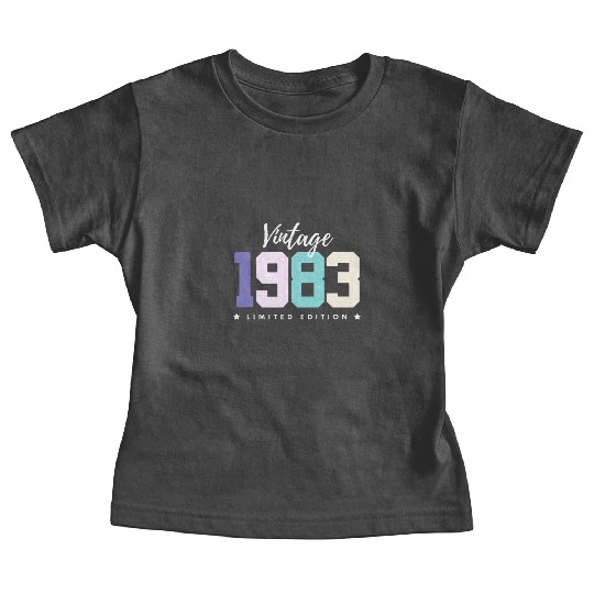 40 Years Vintage 1983 Retro 40th Birthday Baby Tees