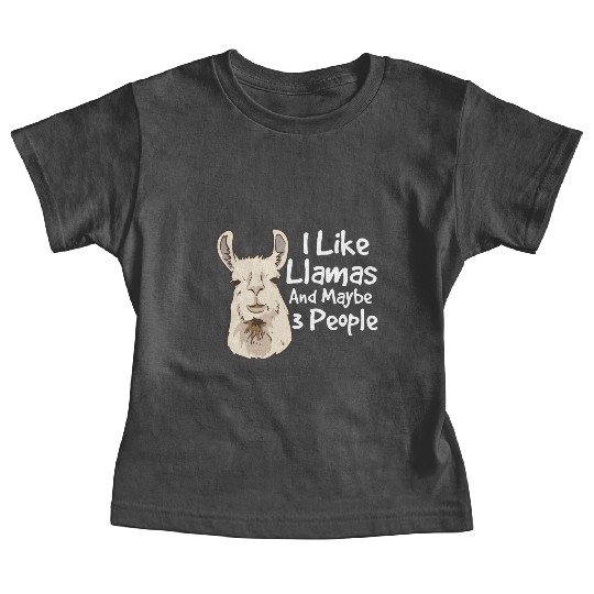 I like llamas and maybe 3 people llama saying Baby Tees