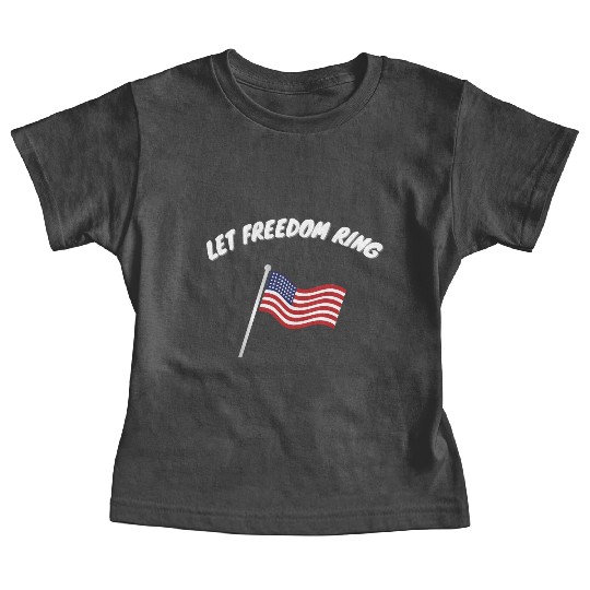 Let Freedom Ring Martin Luther King Day Human Righ Baby Tees