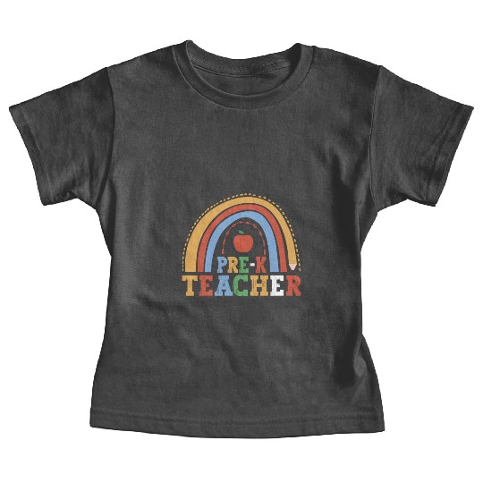 Pre-K Teacher 100th Day Of School Education Baby Tees