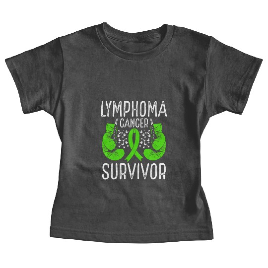 Lymphoma Cancer Survivor Awareness Ribbon Gloves Baby Tees