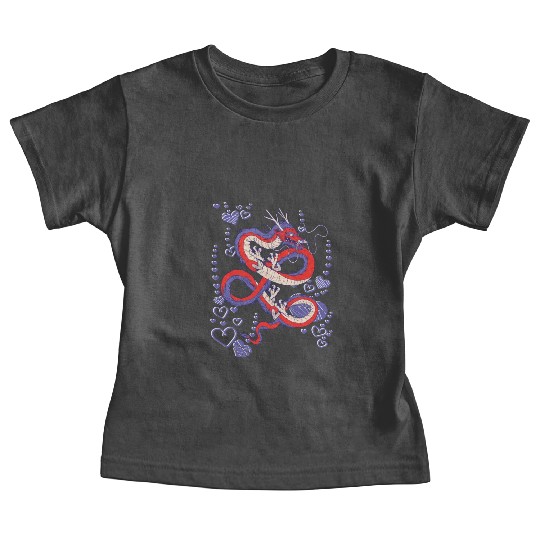 Cooler Japanese dragon Baby Tees