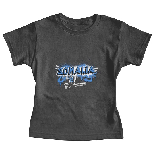 Somalia graffiti flag design Baby Tees