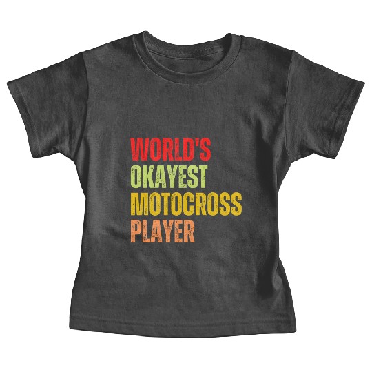 World's Okayest Pickleball Player Funny Sport Baby Tees