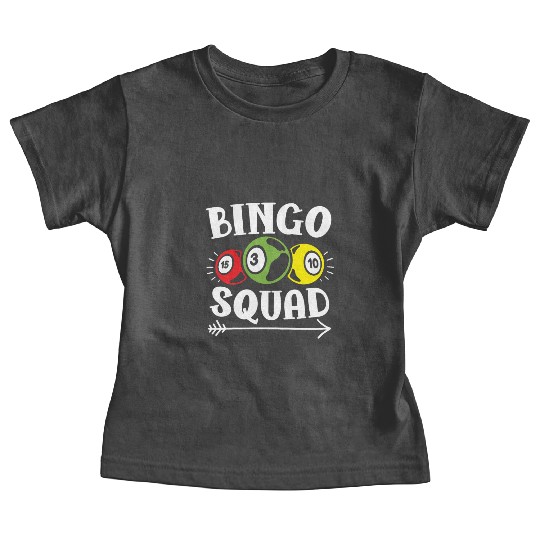 Bingo Squad Bingo Player Casino Gambling Lottery Baby Tees