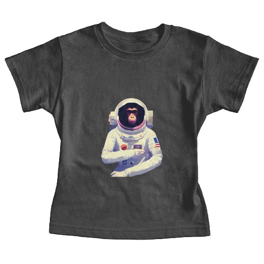 Astronaut Ape Space Baby Tees