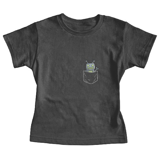 Robot Pocket Baby Tees