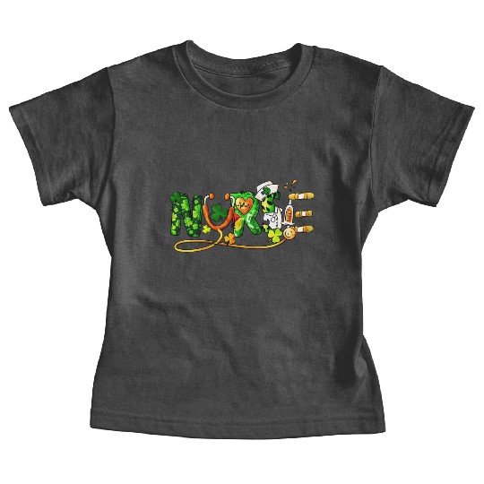 St Patricks Day, Nurse Baby Tees