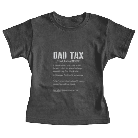 Vintage Dad Tax Definition Men Funny Father's Day Baby Tees