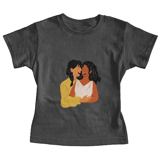 lesbian lgbtq pride valentine day 202 valentines Baby Tees