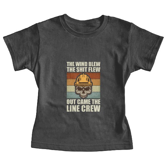Funny Electrical Lineman Saying Thank A Lineman Baby Tees