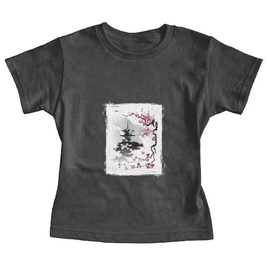 Cherry Blossom Jiin Japan Nature Baby Tees