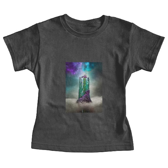 Cosmic Gemstone and Glass \|/ Universe Baby Tees