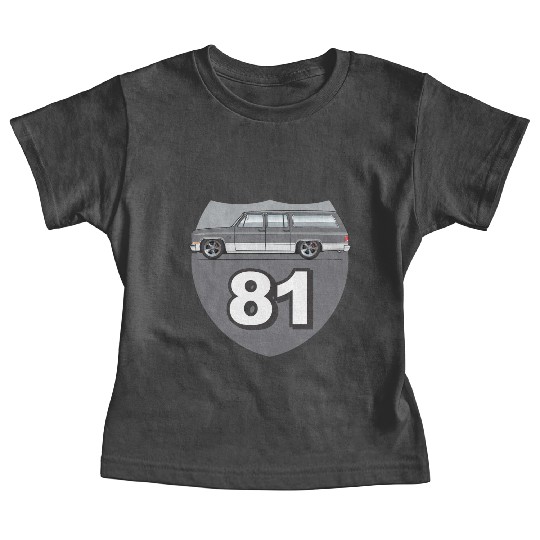 81 Charcoal Baby Tees