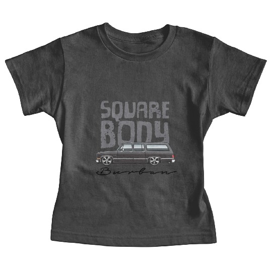 SQUARE Charcoal Baby Tees