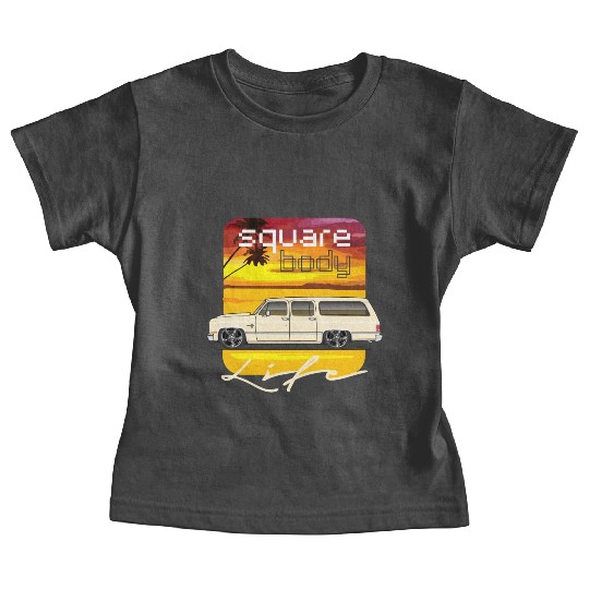 square Santa Fe Tan Baby Tees
