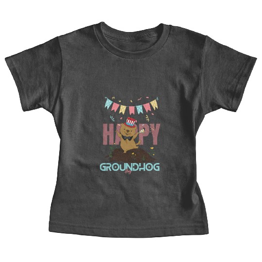Happy Groundhog Day Baby Tees