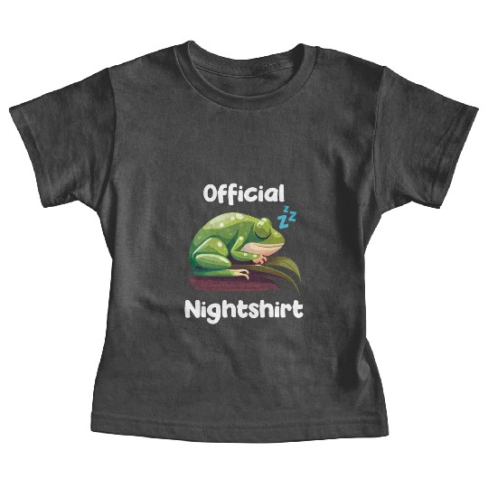 Cute Frog Sleepshirt Nightwear Nightshirt Sleep Baby Tees