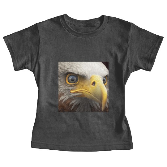 bald eagle eyes hyper realistic hyper details Baby Tees