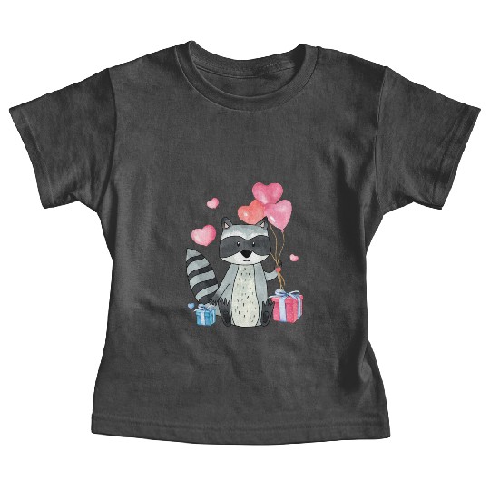 Raccoon Valentine Gift Raccoon Owner Trash Panda Baby Tees