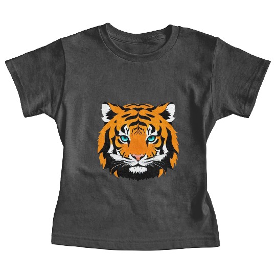 Funny and Cute Comic Tiger Cartoon Baby Tees