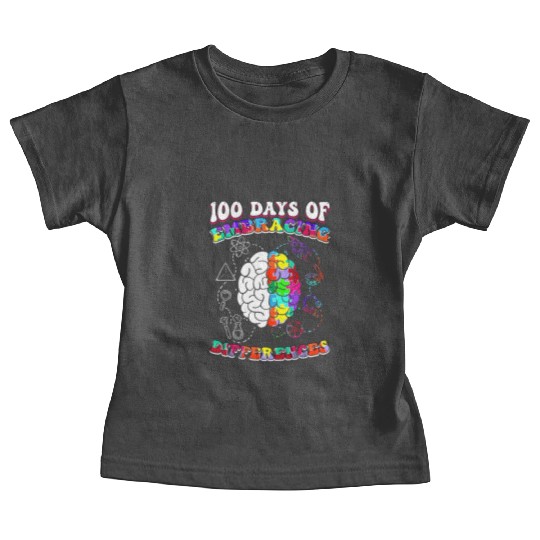 Embrace Differences 100 Days Of School IEP Baby Tees