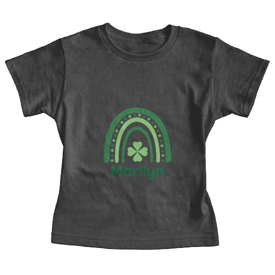 Marilyn Clover Charm Boho Rainbow Baby Tees