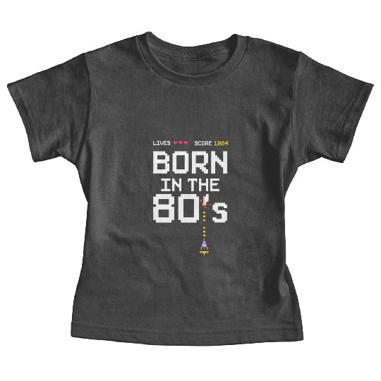 1984 Birtday Retro Gamer Pixel Born in the 80s Baby Tees