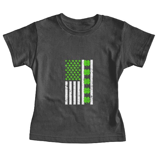 United States Shamrock St. Patrick's Day Baby Tees