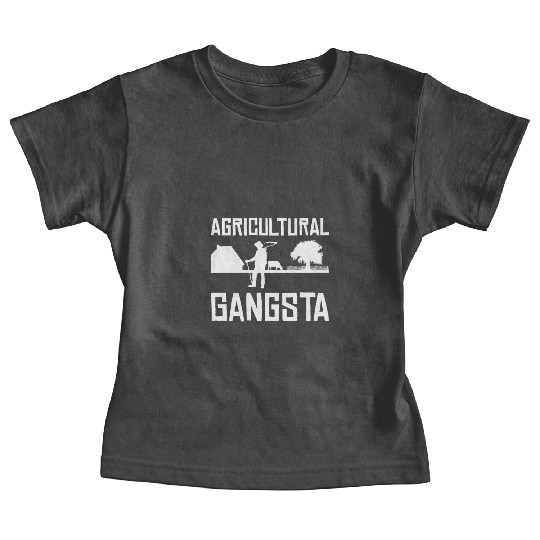 Agriculture Gangsta Gardening Farmer Planting Baby Tees