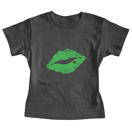 Lips Shamrock Baby Tees, St Patricks Day Presents