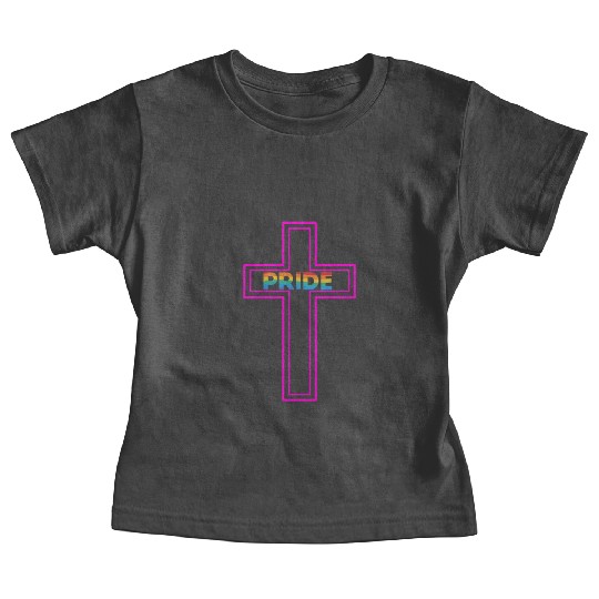 Pride Cross pride month Baby Tees