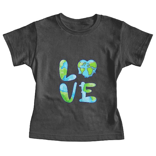 LOVE Earth Day 2023 Cute Earth Lover Kids Baby Tees