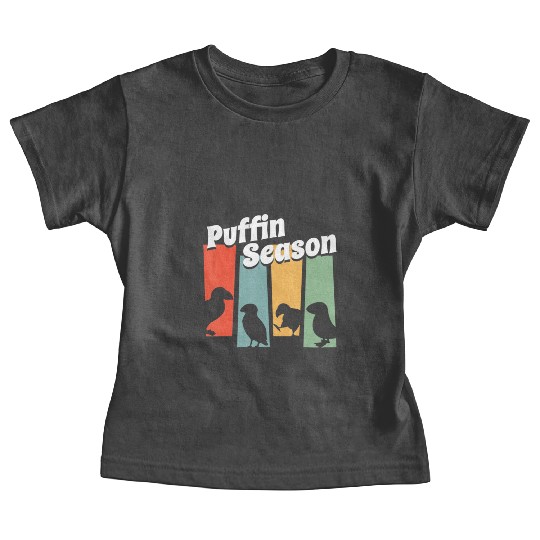 Funny Puffin Season Retro Vintage Puffin Lover Baby Tees
